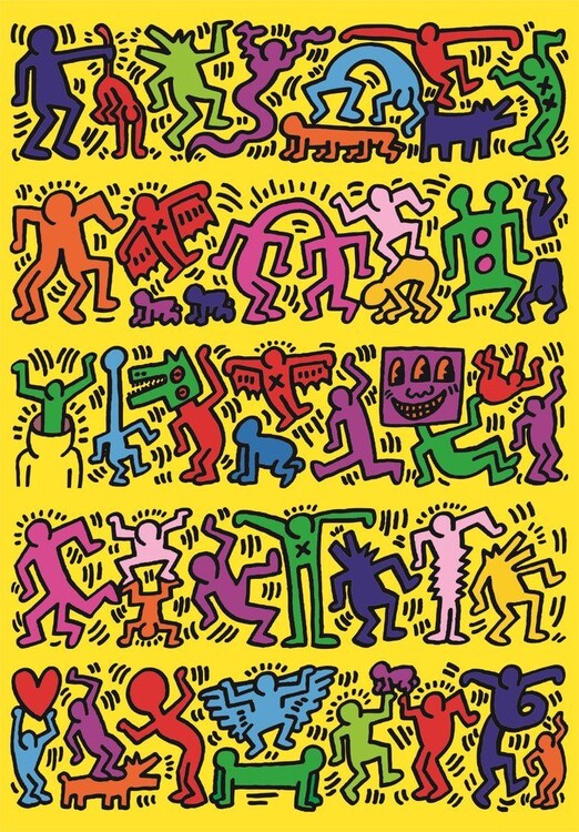 Een kunstwerk van Keith Haring